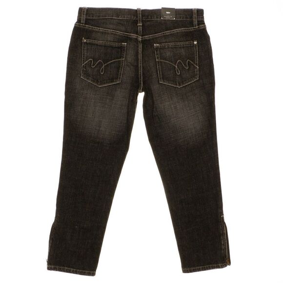 Mossimo Skinny Ankle Jeans Size 6 Womens Black Denim Stretch Measures 31 x 25 - Picture 3 of 12